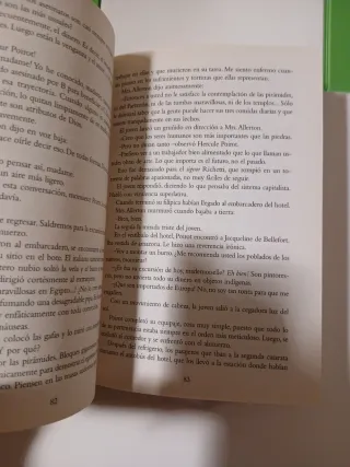 Libro de Agatha Christie .Muerte en el nilo