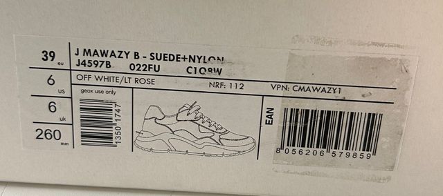 Zapatillas Geox Beige y Rosa - miniatura 5