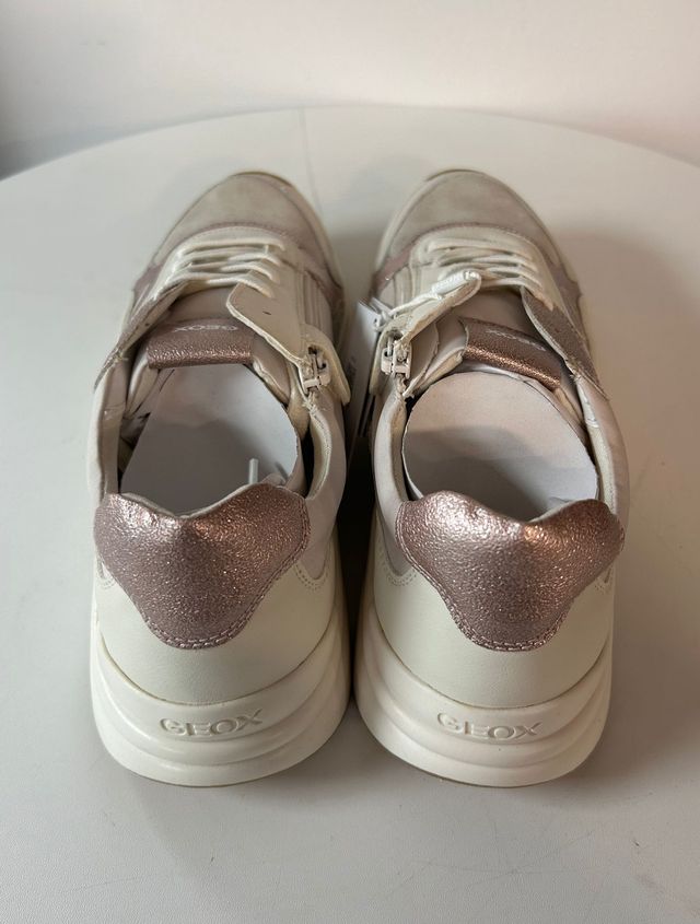 Zapatillas Geox Beige y Rosa - miniatura 3