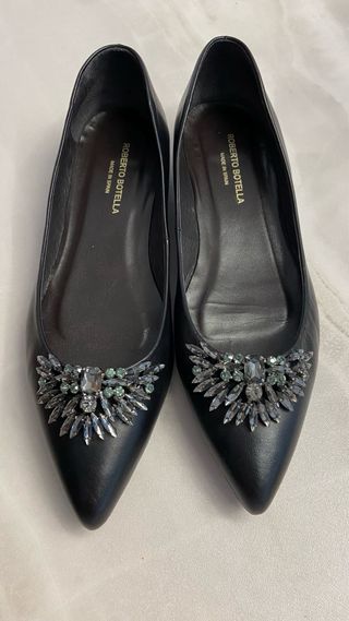 Bailarinas Roberto Botella Piel Negra T.40