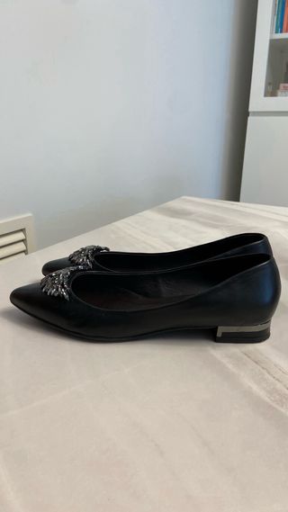 Bailarinas Roberto Botella Piel Negra T.40