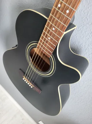 Guitarra Acústica Cort Negra