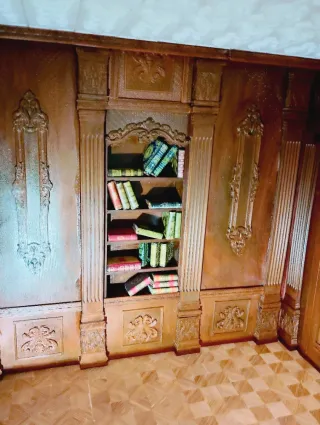 Casa de muñecas Escenario Miniaturas Escala 1:12