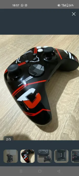 Mando Xbox Competitive Controller. Palancas.