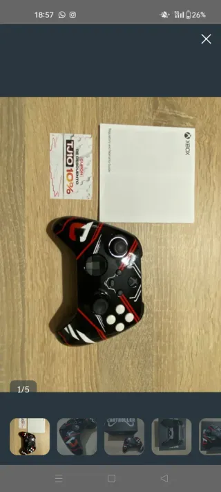 Mando Xbox Competitive Controller. Palancas.