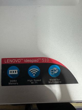 Ordenador portátil Lenovo Plata