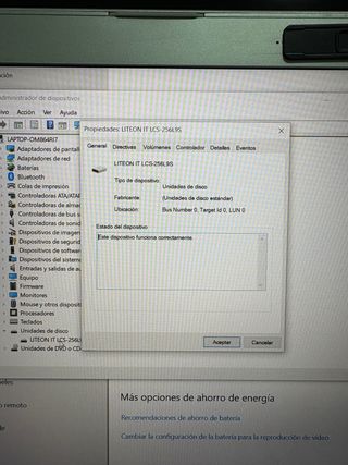 Ordenador portátil Lenovo Plata