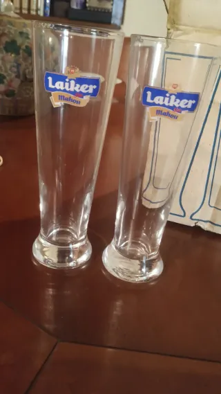 Colección 12 Vasos Cerveza Laiker sin Mahou