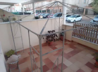 Cenador de jardín metálico le falta la tela 3 m.x3