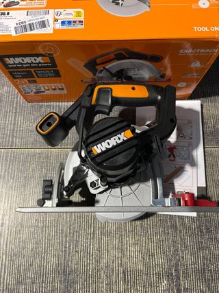 WORX - Sierra circular inalámbrica de 20 V
