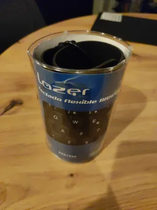 Teclado Flexible USB Lazer Negro