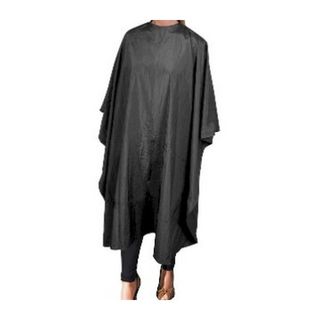 Capa de peluquería negra