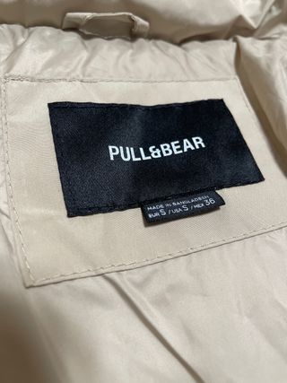 Cazadora Pull and Bear beige