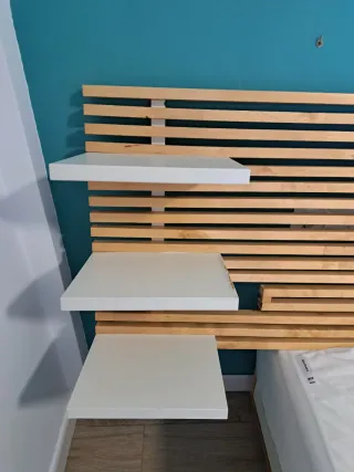 Cabecero de cama de madera Ikea