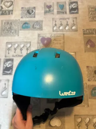 Casco de esquí azul, unisex niño, marca Wedze