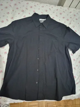 Camisa Negra Calvin Klein Hombre