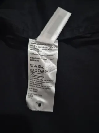 Camisa Negra Calvin Klein Hombre