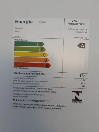 Paneles fotovoltaicos a estrenar