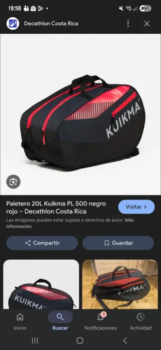 Paletero 20L Kuikma PL 500 Negro Rojo