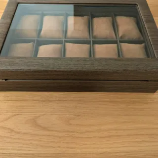 Caixa de armazenamento para 10 relógios