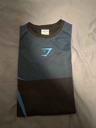 Camiseta Gymshark Onyx Azul Talla M