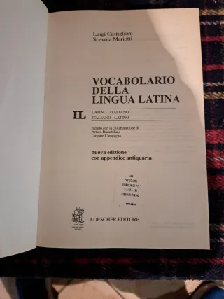 IL vocabolario di latino