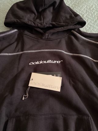 Sudadera negra Cold Culture 1 solo uso