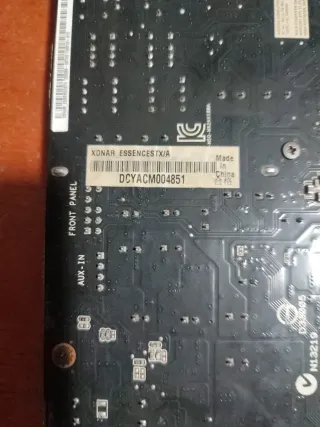 Tarjeta Sonido Xonar Asus Essence STX/A