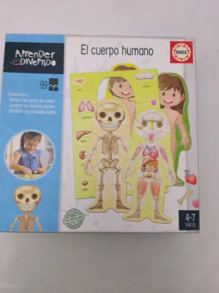 Puzzle El Cuerpo Humano Educa 4-7 años