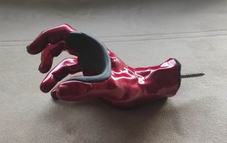 Soporte Guitarra Rojo Metálico