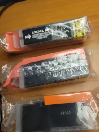 3Cartucce per Canon PGI-550XL BK Nero XL