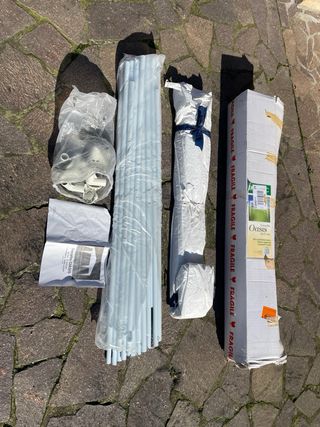 Gazebo bianco impermeabile