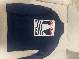 Adidas Hoodie Nava Blue Premium Edition Vintage Li