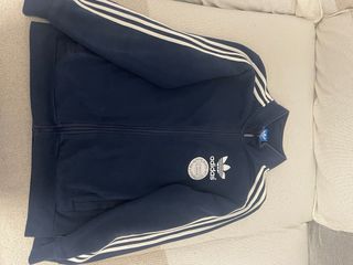 Adidas Hoodie Nava Blue Premium Edition Vintage Li