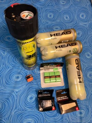 URGE!KIt BULL PADEL BOTE PRESIÓN PASCAL TENiS HEAD