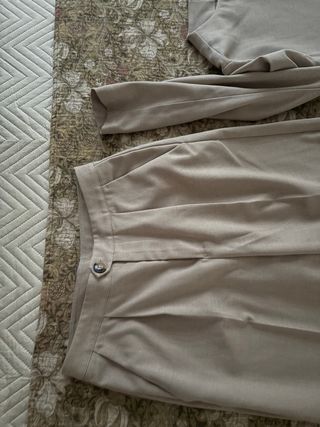 Conjunto COOSY pantalón y camisa beige