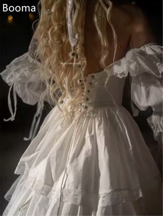 Vestido Novia Vintage Blanco