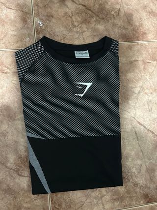 Camiseta Gymshark Onyx V.5 Blanco