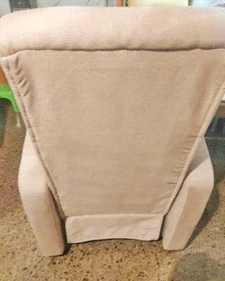 Sillón relax reclinable individual beige