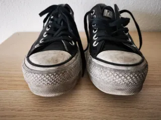 Zapatillas Converse plataforma negras