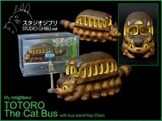 Totoro Gatobus llavero COMINICA Ghibli imán nevera