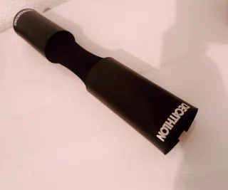 Protector Barra Pesas Decathlon Negro