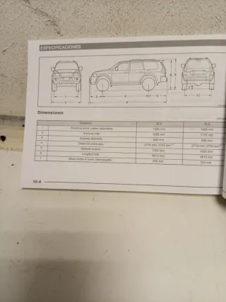 Manual Propietario Mitsubishi Montero Sport