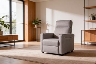 Sillón relax gris economico