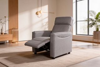 Sillón relax gris economico