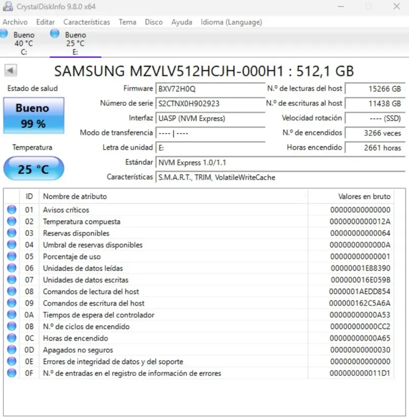 SSD 512GB NVMe M.2 2280 Samsung afbeelding 5
