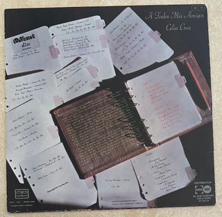 CELIA CRUZ VINILO LP MIS AMIGOS LATIN