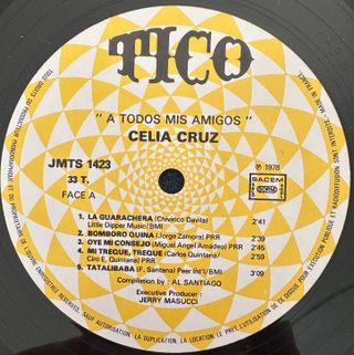 CELIA CRUZ VINILO LP MIS AMIGOS LATIN