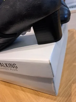 Zapatos Walking Piel Talla 37 Negro