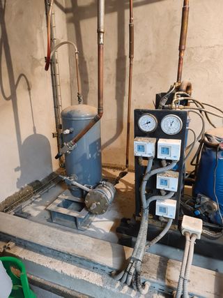 Motor + 3 Compresores + 3 Evaporadores